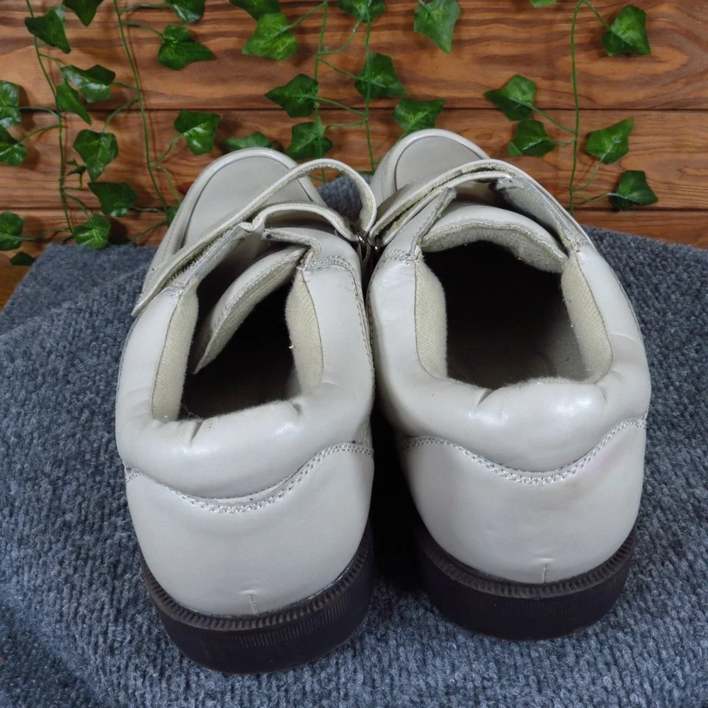Dr. Scholl's Double Air Pillo Men Walking Shoe Size 13 Casual Comfort Bone White